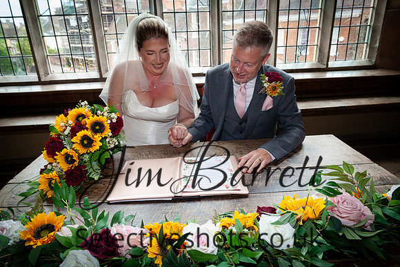 Paul & Suzi before and during THE WEDDING 495