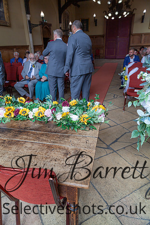 Paul & Suzi before and during THE WEDDING 375