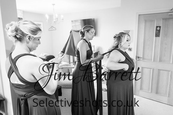 Paul & Suzi before and during THE WEDDING 229bw