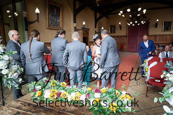 Paul & Suzi before and during THE WEDDING 376