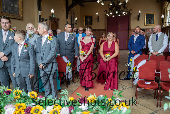 Paul & Suzi before and during THE WEDDING 390