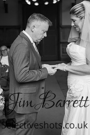 Paul & Suzi before and during THE WEDDING 455bw