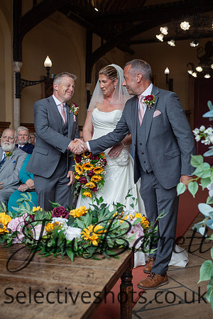 Paul & Suzi before and during THE WEDDING 419