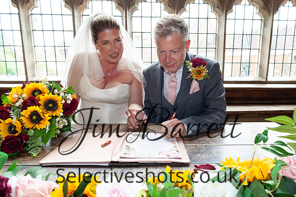 Paul & Suzi before and during THE WEDDING 509