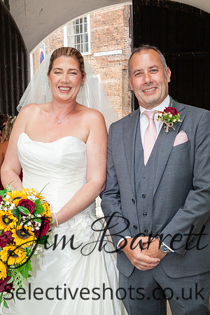 Paul & Suzi before and during THE WEDDING 335