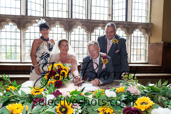 Paul & Suzi before and during THE WEDDING 516