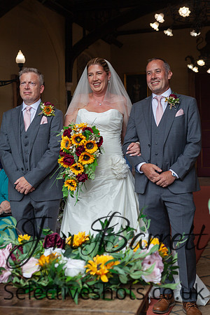 Paul & Suzi before and during THE WEDDING 414