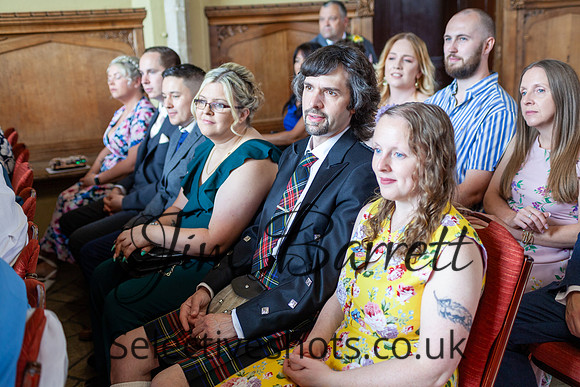 Paul & Suzi before and during THE WEDDING 365