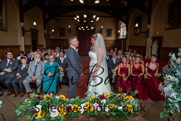 Paul & Suzi before and during THE WEDDING 425