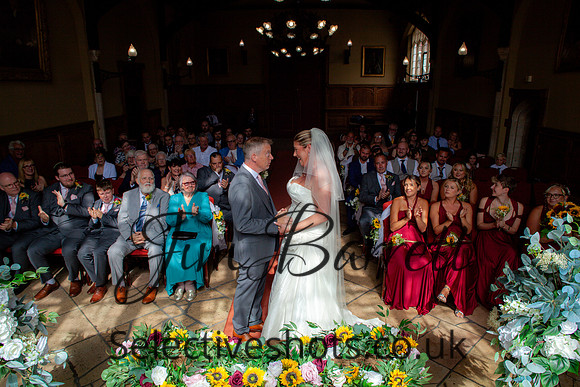 Paul & Suzi before and during THE WEDDING 485