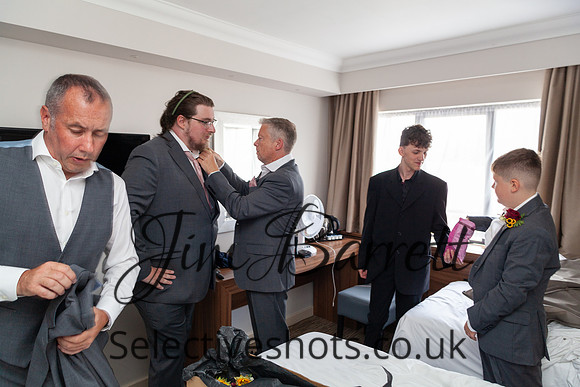 Paul & Suzi before and during THE WEDDING 180