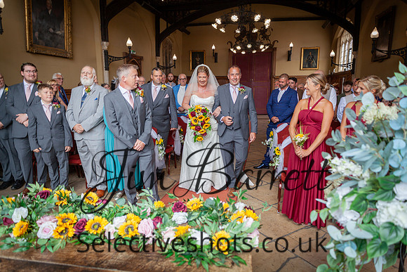 Paul & Suzi before and during THE WEDDING 409